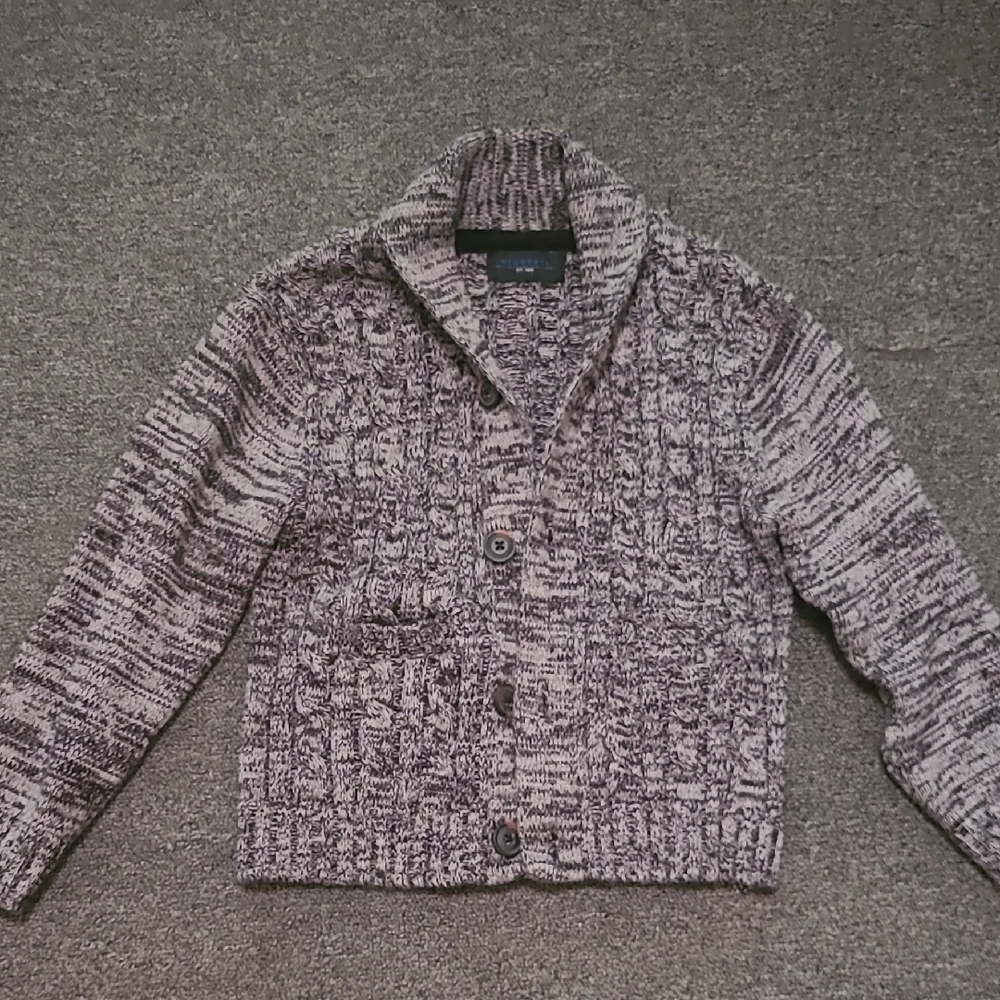 Chunky Knit Cardigan Sweater